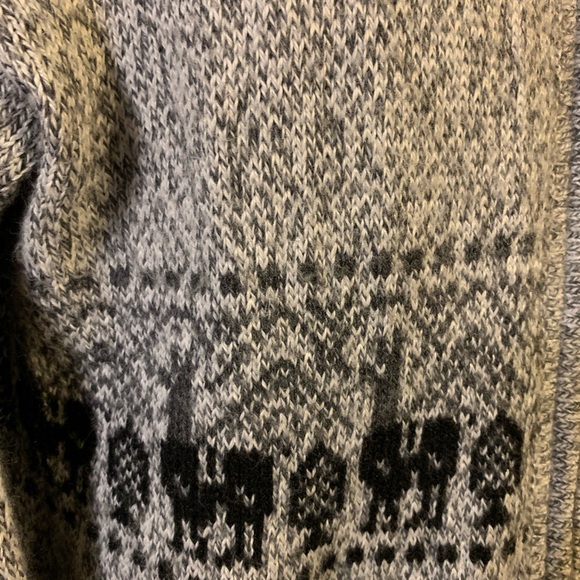 UNISEX playful LLama Adult zip up sweater - Picture 13 of 16